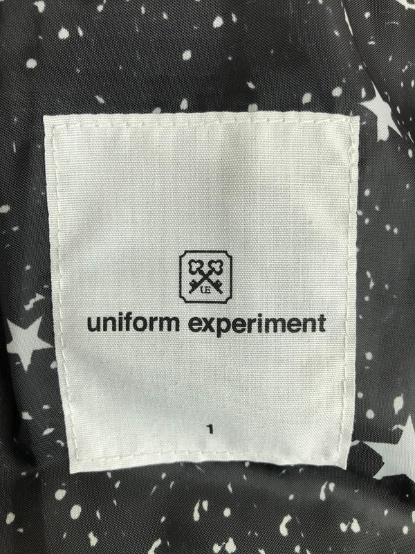 【中古品】【メンズ】 uniform experiment ユニフォームエクスペリメント × JAMES GROSE LAMB LEATHER RIDERS JACKET UE-167000 ラム レザー ライダース ジャケット 142-251215-rt-15-tag サイズ：1 カラー：ブラック 万代Net店