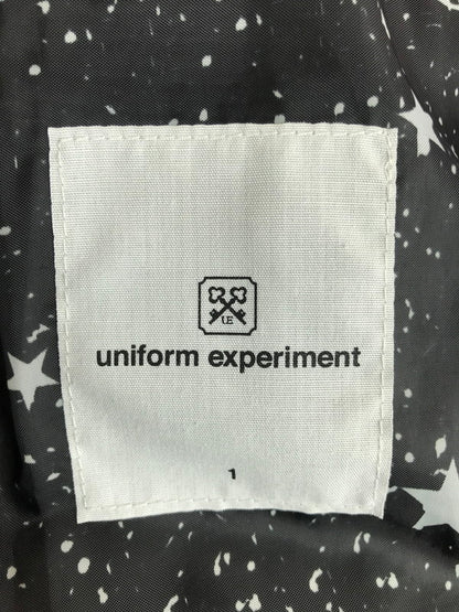 【中古品】【メンズ】 uniform experiment ユニフォームエクスペリメント × JAMES GROSE LAMB LEATHER RIDERS JACKET UE-167000 ラム レザー ライダース ジャケット 142-251215-rt-15-tag サイズ：1 カラー：ブラック 万代Net店