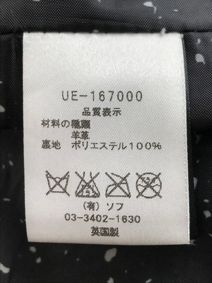 【中古品】【メンズ】 uniform experiment ユニフォームエクスペリメント × JAMES GROSE LAMB LEATHER RIDERS JACKET UE-167000 ラム レザー ライダース ジャケット 142-251215-rt-15-tag サイズ：1 カラー：ブラック 万代Net店