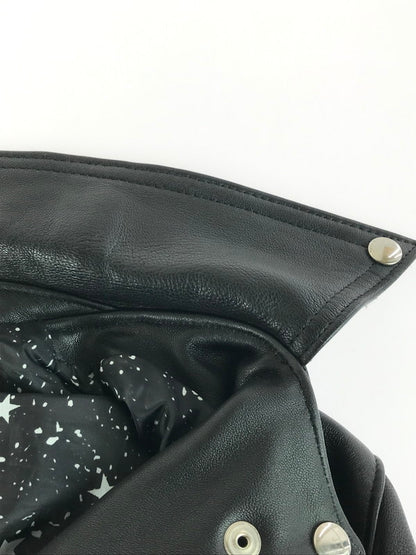 【中古品】【メンズ】 uniform experiment ユニフォームエクスペリメント × JAMES GROSE LAMB LEATHER RIDERS JACKET UE-167000 ラム レザー ライダース ジャケット 142-251215-rt-15-tag サイズ：1 カラー：ブラック 万代Net店