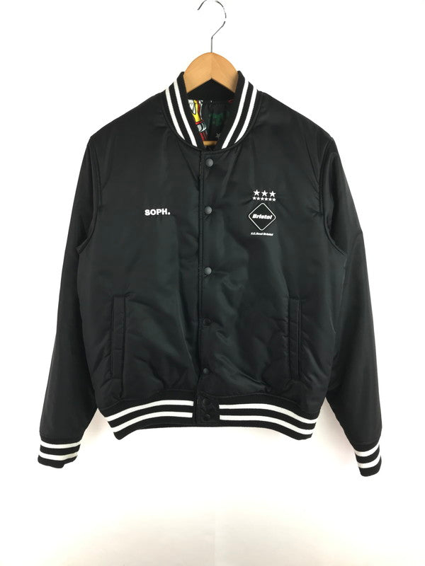 【中古品】【メンズ】 F.C.R.B. エフシーアールビー × SOPH ソフ COCA-COLA REVERSIBLE TOUR STADIUM JACKET FCRB-167109 コカコーラ リバーシブル スタジャン 142-251215-rt-06-tag サイズ：M カラー：ブラック 万代Net店