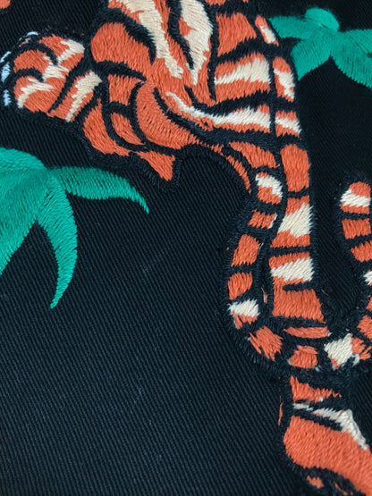 【中古品】【メンズ】 TIGER EMBROIDERED VIET NAM JACKET 虎刺繍 ベトジャン 142-251218-rt-03-tag サイズ：L カラー：ブラック 万代Net店