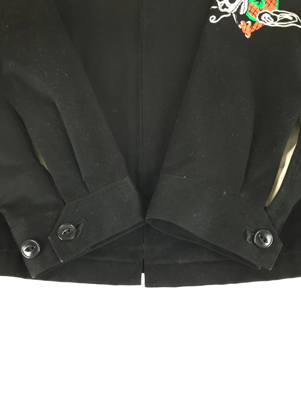 【中古品】【メンズ】 TIGER EMBROIDERED VIET NAM JACKET 虎刺繍 ベトジャン 142-251218-rt-03-tag サイズ：L カラー：ブラック 万代Net店