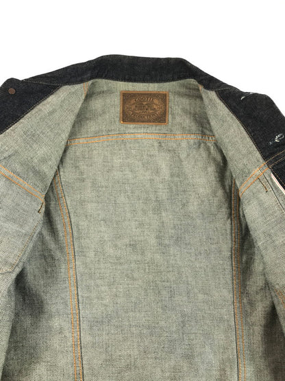 【中古美品】【メンズ】 COOTIE クーティー INDIGO DENIM JACKET インディゴ デニムジャケット Gジャン アウター 142-251215-rt-18-tag サイズ：M カラー：インディゴ 万代Net店