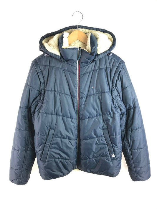 【中古品】【メンズ】 TOMMY JEANS トミー ジーンズ REVERSIBLE BLOUSON リバーシブルブルゾン アウター 147-251218-rt-10-tag サイズ：L カラー：ネイビー 万代Net店