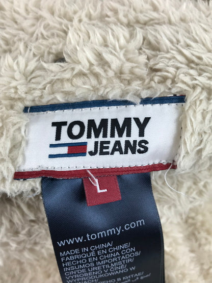 【中古品】【メンズ】 TOMMY JEANS トミー ジーンズ REVERSIBLE BLOUSON リバーシブルブルゾン アウター 147-251218-rt-10-tag サイズ：L カラー：ネイビー 万代Net店