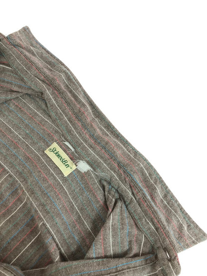 【中古品】【メンズ】 ST JOHN'S BAY セントジョンズベイ HERRINGBONE STRIPE SHIRT へリンボーン ストライプシャツ 長袖シャツ 146-260108-na-29-tag サイズ：表記サイズなし　下記参照 カラー：マルチカラー 万代Net店