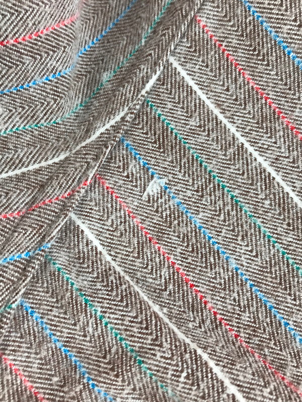 【中古品】【メンズ】 ST JOHN'S BAY セントジョンズベイ HERRINGBONE STRIPE SHIRT へリンボーン ストライプシャツ 長袖シャツ 146-260108-na-29-tag サイズ：表記サイズなし　下記参照 カラー：マルチカラー 万代Net店