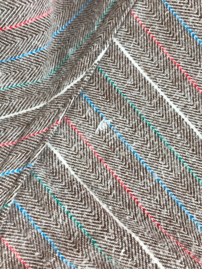 【中古品】【メンズ】 ST JOHN'S BAY セントジョンズベイ HERRINGBONE STRIPE SHIRT へリンボーン ストライプシャツ 長袖シャツ 146-260108-na-29-tag サイズ：表記サイズなし　下記参照 カラー：マルチカラー 万代Net店