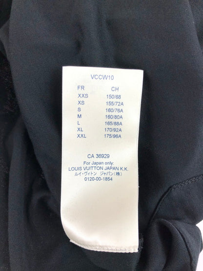 【中古美品】【レディース】 LOUIS VUITTON ルイ・ヴィトン 19AW SIDE STRAP TEE RW191W JG2 FGTS03 サイド ストラップ Tシャツ 半袖Tシャツ 179-251220-na-08-tag サイズ：XXL カラー：ブラック 万代Net店