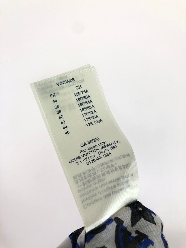 【中古美品】【レディース】 LOUIS VUITTON ルイ・ヴィトン モノグラム ボウタイ シャツ RW191W JNQ FGBL20 ブラウス トップス 179-251220-na-09-tag サイズ：40 カラー：マルチカラー 万代Net店