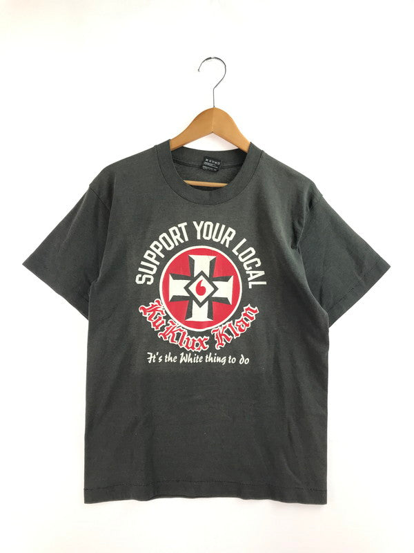 【現状渡し品】【メンズ】 FRUIT OF THE LOOM フルーツ オブ ザ ルーム 90's KU KLUX KLAN T-SHIRT クー クラックス・クラン Tシャツ トップス 146-260122-rt-01-tag サイズ：M カラー：グレー 万代Net店