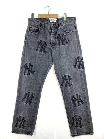 【中古品】【メンズ】 Supreme シュプリーム 21AW NEW YORK YANKEES REGULAR JEAN ニューヨーク ヤンキース レギュラー ジーンズ 149-251229-rt-10-tag カラー：グレー 万代Net店