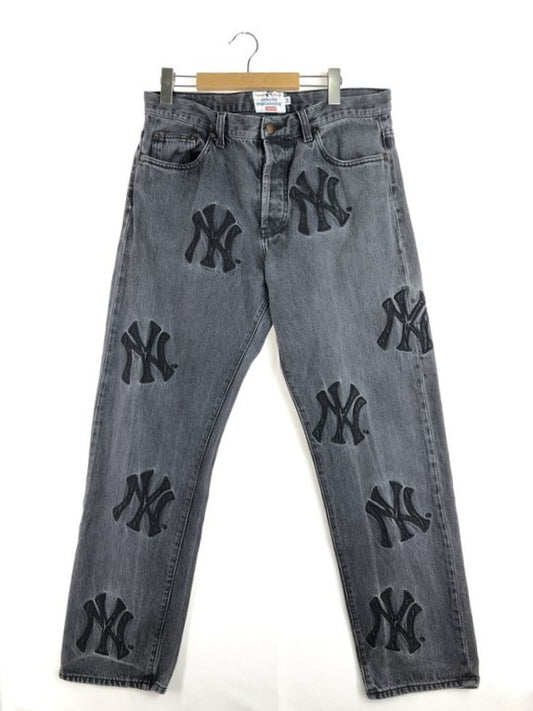 【中古品】【メンズ】 Supreme シュプリーム 21AW NEW YORK YANKEES REGULAR JEAN ニューヨーク ヤンキース レギュラー ジーンズ 149-251229-rt-10-tag カラー：グレー 万代Net店