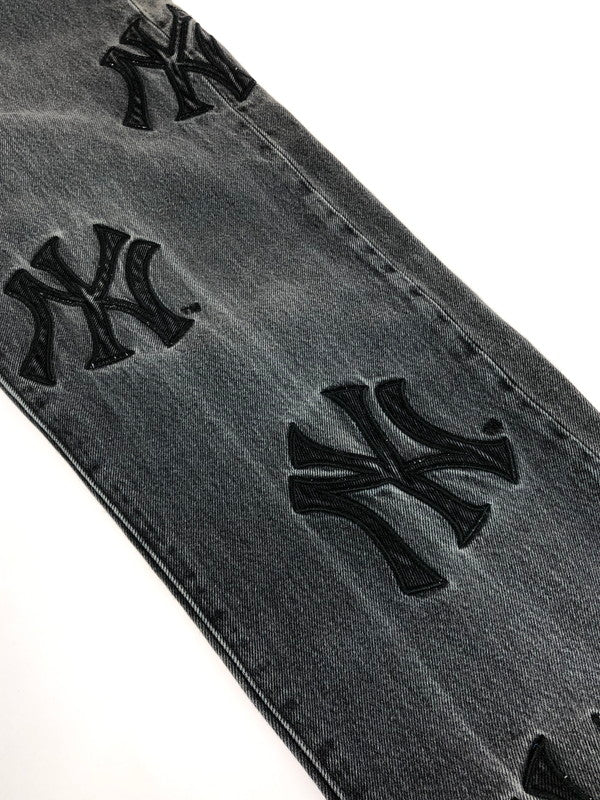 【中古品】【メンズ】 Supreme シュプリーム 21AW NEW YORK YANKEES REGULAR JEAN ニューヨーク ヤンキース レギュラー ジーンズ 149-251229-rt-10-tag カラー：グレー 万代Net店