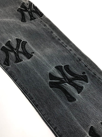 【中古品】【メンズ】 Supreme シュプリーム 21AW NEW YORK YANKEES REGULAR JEAN ニューヨーク ヤンキース レギュラー ジーンズ 149-251229-rt-10-tag カラー：グレー 万代Net店
