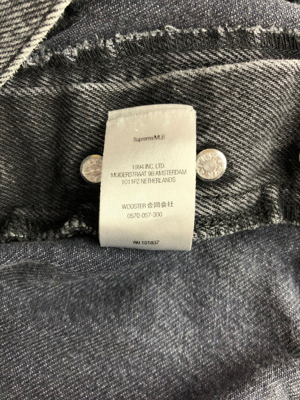 【中古品】【メンズ】 Supreme シュプリーム 21AW NEW YORK YANKEES REGULAR JEAN ニューヨーク ヤンキース レギュラー ジーンズ 149-251229-rt-10-tag カラー：グレー 万代Net店