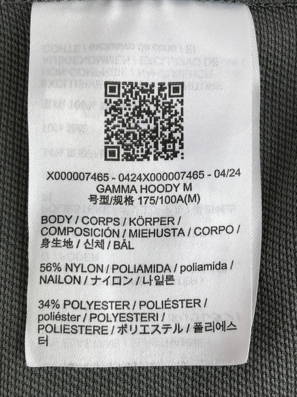 【中古品】【メンズ】 ARC'TERYX アークテリクス GAMMA HOODY X000007465 ガンマ フーディー ライトアウター 144-251218-rt-06-tag サイズ：M カラー：グレー 万代Net店