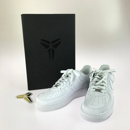 【中古美品】【メンズ】 KOBE BRYANT コービーブライアント × NIKE ナイキ AIR FORCE 1 LOW WHITE IB0018-100 エアフォース 1 ロー スニーカー 靴 160-251217-rt-17-tag サイズ：27cm US9 カラー：ホワイト 万代Net店