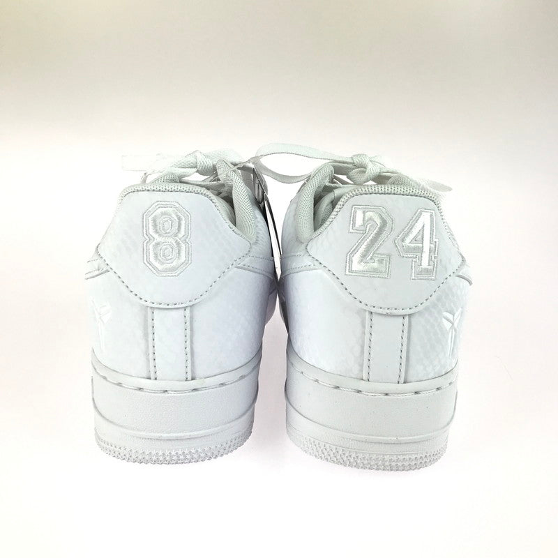 【中古美品】【メンズ】 KOBE BRYANT コービーブライアント × NIKE ナイキ AIR FORCE 1 LOW WHITE IB0018-100 エアフォース 1 ロー スニーカー 靴 160-251217-rt-17-tag サイズ：27cm US9 カラー：ホワイト 万代Net店