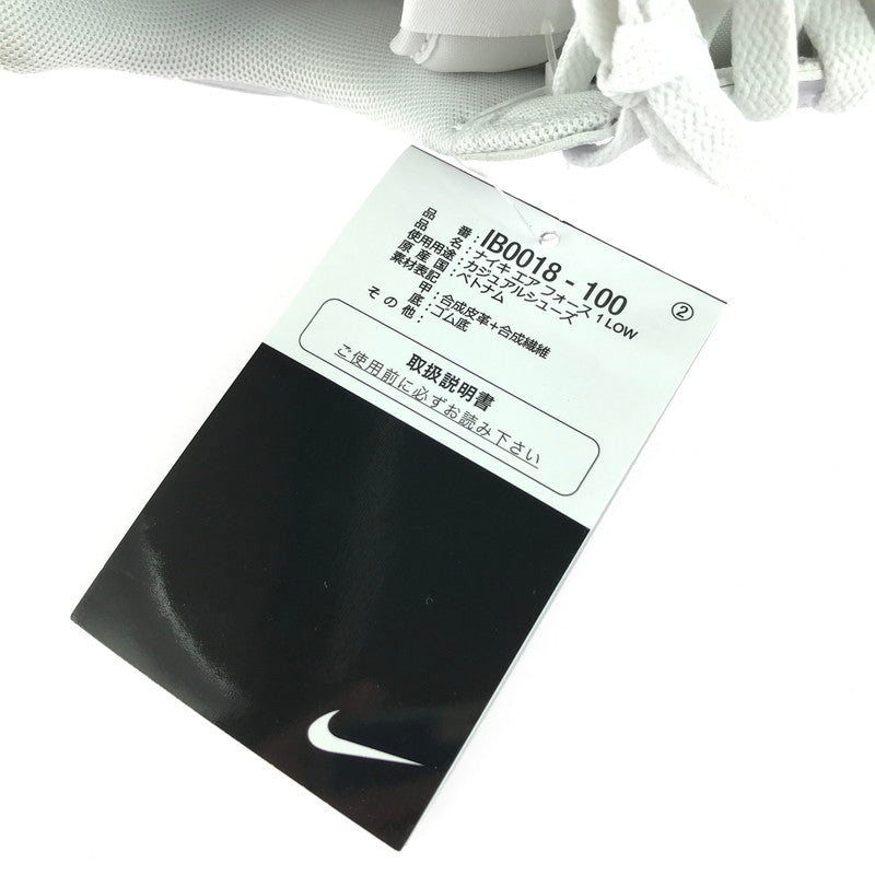 【中古美品】【メンズ】 KOBE BRYANT コービーブライアント × NIKE ナイキ AIR FORCE 1 LOW WHITE IB0018-100 エアフォース 1 ロー スニーカー 靴 160-251217-rt-17-tag サイズ：27cm US9 カラー：ホワイト 万代Net店