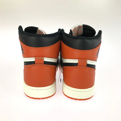 【中古美品】【メンズ】 NIKE ナイキ AIR JORDAN 1 RETRO HIGH OG SHATTERED BACKBOARD 2025 DZ5485-008 エアジョーダン1 レトロ ハイ OG スニーカー 靴 160-251217-rt-11-tag サイズ：27cm US9 カラー：BLACK/BLACK-SAIL STARFISH 万代Net店
