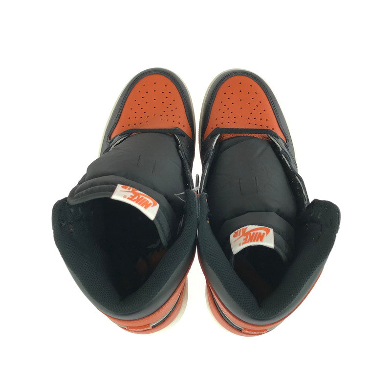【中古美品】【メンズ】 NIKE ナイキ AIR JORDAN 1 RETRO HIGH OG SHATTERED BACKBOARD 2025 DZ5485-008 エアジョーダン1 レトロ ハイ OG スニーカー 靴 160-251217-rt-11-tag サイズ：27cm US9 カラー：BLACK/BLACK-SAIL STARFISH 万代Net店