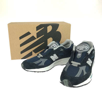 【中古美品】【メンズ】 NEW BALANCE ニューバランス NAVY U991NV2 991V2 ネイビー スニーカー 靴 162-251217-rt-19-tag サイズ：26cm US8D カラー：ネイビー 万代Net店