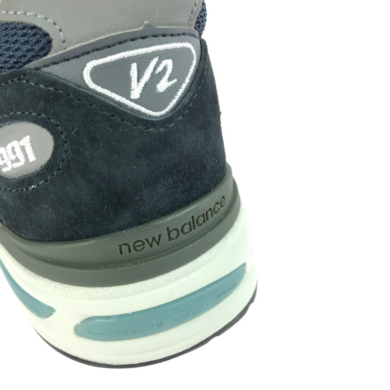 【中古美品】【メンズ】 NEW BALANCE ニューバランス NAVY U991NV2 991V2 ネイビー スニーカー 靴 162-251217-rt-19-tag サイズ：26cm US8D カラー：ネイビー 万代Net店