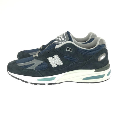 【中古美品】【メンズ】 NEW BALANCE ニューバランス NAVY U991NV2 991V2 ネイビー スニーカー 靴 162-251217-rt-19-tag サイズ：26cm US8D カラー：ネイビー 万代Net店