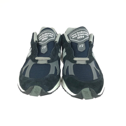 【中古美品】【メンズ】 NEW BALANCE ニューバランス NAVY U991NV2 991V2 ネイビー スニーカー 靴 162-251217-rt-19-tag サイズ：26cm US8D カラー：ネイビー 万代Net店