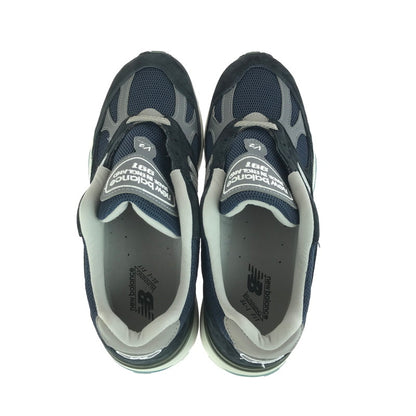 【中古美品】【メンズ】 NEW BALANCE ニューバランス NAVY U991NV2 991V2 ネイビー スニーカー 靴 162-251217-rt-19-tag サイズ：26cm US8D カラー：ネイビー 万代Net店