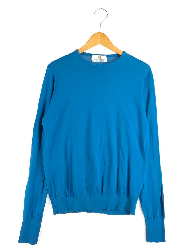 【中古品】【メンズ】 × JOHN SMEDLEY ジョンスメドレー CREWNECK KNIT UE-140142 クルーネック ニット 142-260108-na-14-tag サイズ：3 カラー：ブルー 万代Net店