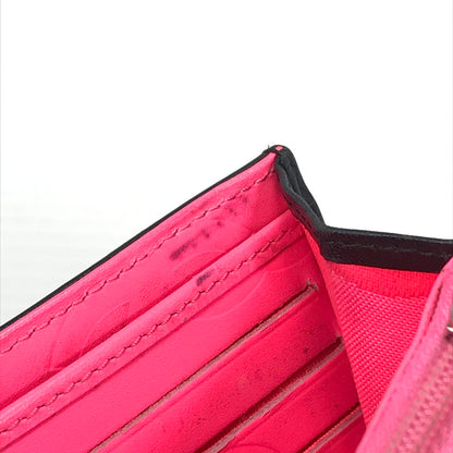 【中古品】【レディース】 CHANEL シャネル カンボンライン A50077 二つ折り ロングウォレット 長財布 181-260108-yy-01-tag カラー：ブラック/ピンク 万代Net店