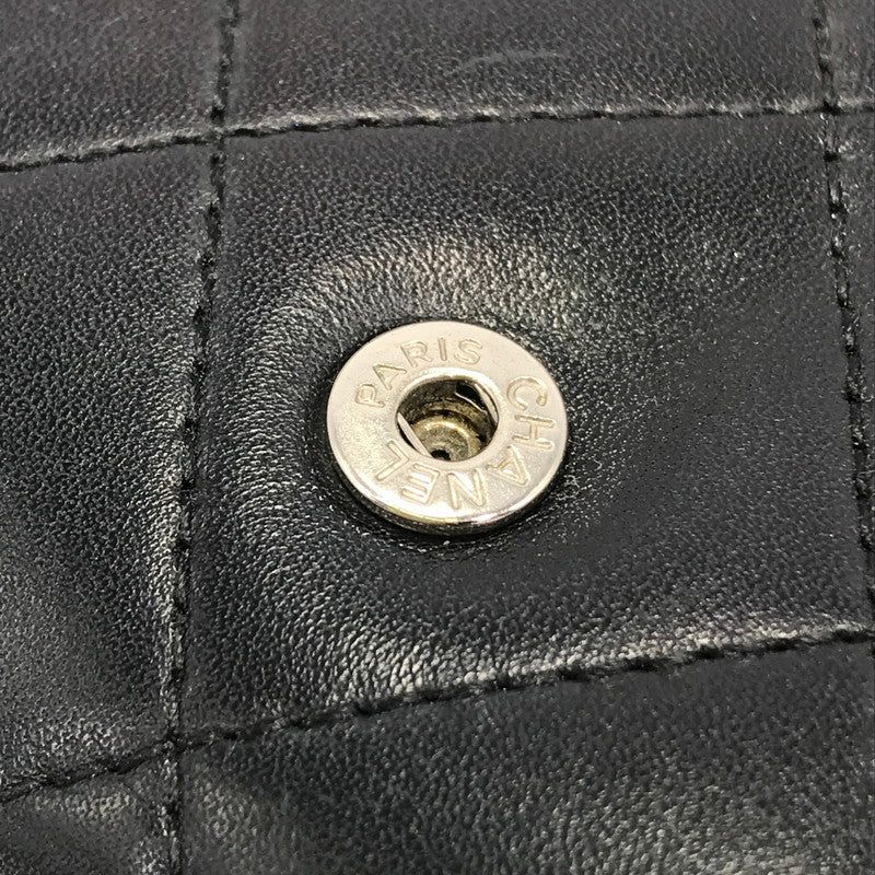 【中古品】【レディース】 CHANEL シャネル カンボンライン A50077 二つ折り ロングウォレット 長財布 181-260108-yy-01-tag カラー：ブラック/ピンク 万代Net店