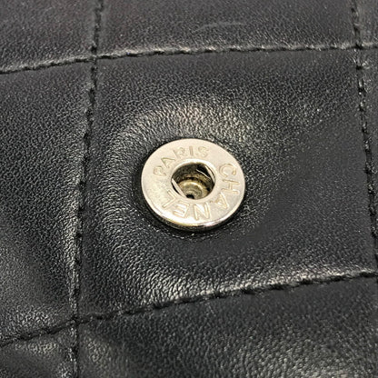 【中古品】【レディース】 CHANEL シャネル カンボンライン A50077 二つ折り ロングウォレット 長財布 181-260108-yy-01-tag カラー：ブラック/ピンク 万代Net店