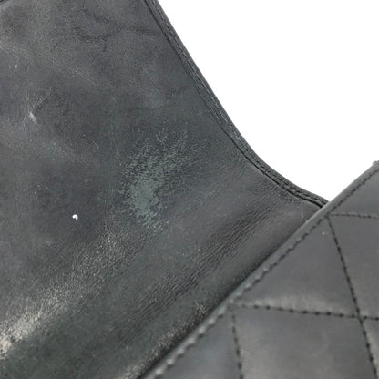 【中古品】【レディース】 CHANEL シャネル カンボンライン A50077 二つ折り ロングウォレット 長財布 181-260108-yy-01-tag カラー：ブラック/ピンク 万代Net店