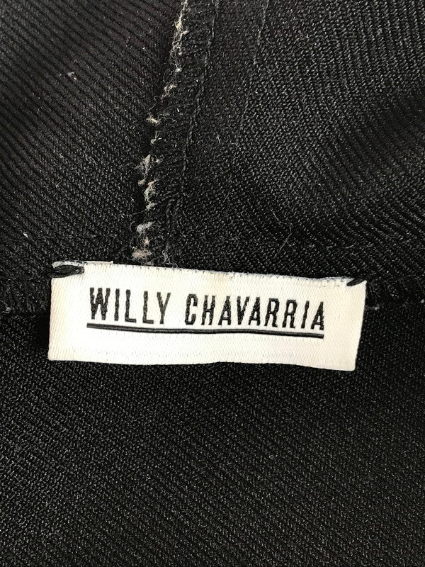 【中古品】【メンズ】 WILLY CHAVARRIA ウィリー・チャバリア LONG PARKA AW20-REC032 ロング パーカー 140-251221-rt-17-tag サイズ：M カラー：ブラック 万代Net店