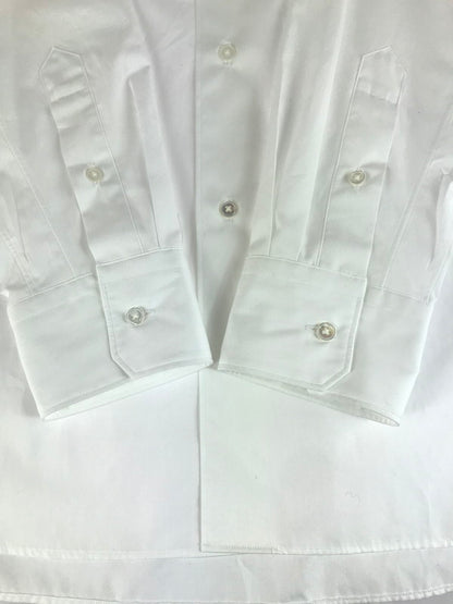 【中古美品】【メンズ】 LOEFF ロエフ COTTON BROAD REGULAR SHIRT 8881-250-0050 コットン ブロード レギュラー シャツ トップス 140-251221-rt-15-tag サイズ：2 カラー：ホワイト 万代Net店