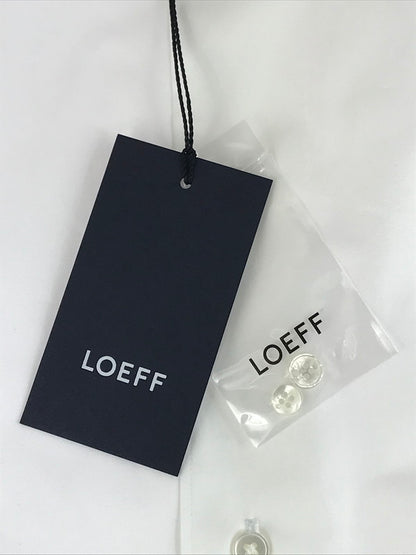 【中古美品】【メンズ】 LOEFF ロエフ COTTON BROAD REGULAR SHIRT 8881-250-0050 コットン ブロード レギュラー シャツ トップス 140-251221-rt-15-tag サイズ：2 カラー：ホワイト 万代Net店