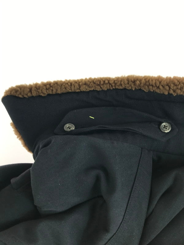 【中古品】【メンズ】 90’s WOOL GABARDINE BOA JACKET ウール ギャバジン ボア ジャケット アウター 146-251221-rt-19-tag サイズ：L カラー：ネイビー 万代Net店