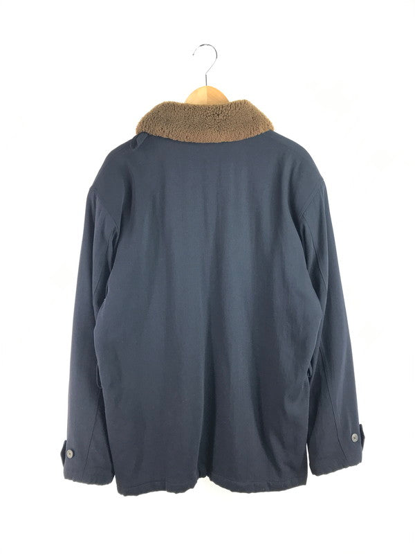 【中古品】【メンズ】 90’s WOOL GABARDINE BOA JACKET ウール ギャバジン ボア ジャケット アウター 146-251221-rt-19-tag サイズ：L カラー：ネイビー 万代Net店