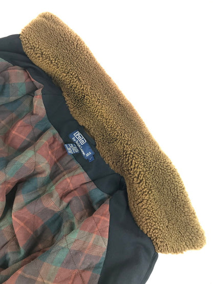 【中古品】【メンズ】 90’s WOOL GABARDINE BOA JACKET ウール ギャバジン ボア ジャケット アウター 146-251221-rt-19-tag サイズ：L カラー：ネイビー 万代Net店