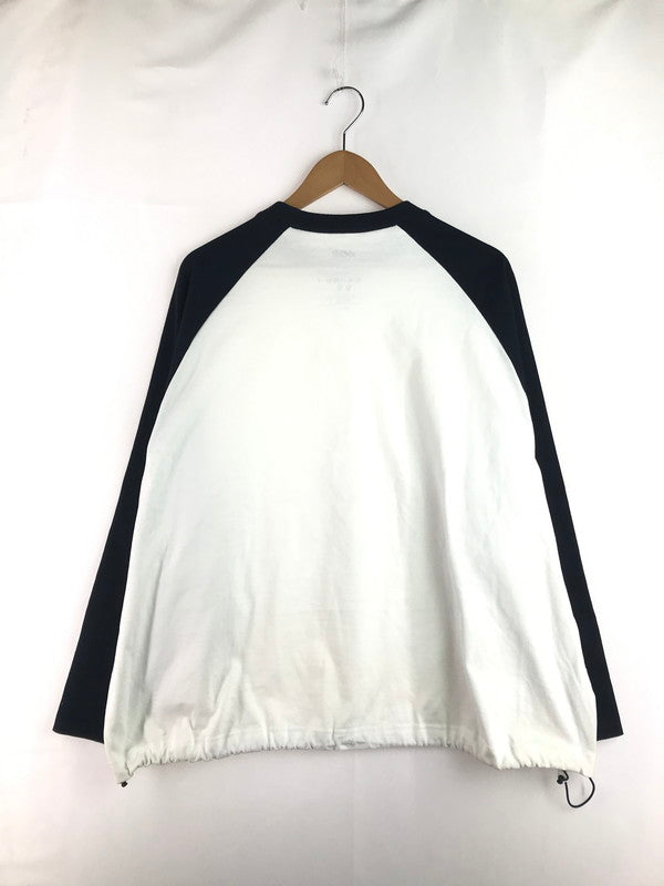 【中古品】【メンズ】 is-ness イズネス BALLOON RAGLAN LONG SLEEVE T SHIRT 25AW_04_1006AWCST01 バルーン ラグラン ロングスリーブ シャツ トップス 140-251221-rt-01-tag サイズ：M カラー：ホワイト/ネイビー 万代Net店