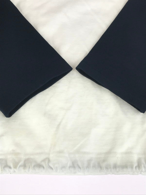 【中古品】【メンズ】 is-ness イズネス BALLOON RAGLAN LONG SLEEVE T SHIRT 25AW_04_1006AWCST01 バルーン ラグラン ロングスリーブ シャツ トップス 140-251221-rt-01-tag サイズ：M カラー：ホワイト/ネイビー 万代Net店