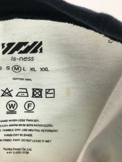 【中古品】【メンズ】 is-ness イズネス BALLOON RAGLAN LONG SLEEVE T SHIRT 25AW_04_1006AWCST01 バルーン ラグラン ロングスリーブ シャツ トップス 140-251221-rt-01-tag サイズ：M カラー：ホワイト/ネイビー 万代Net店
