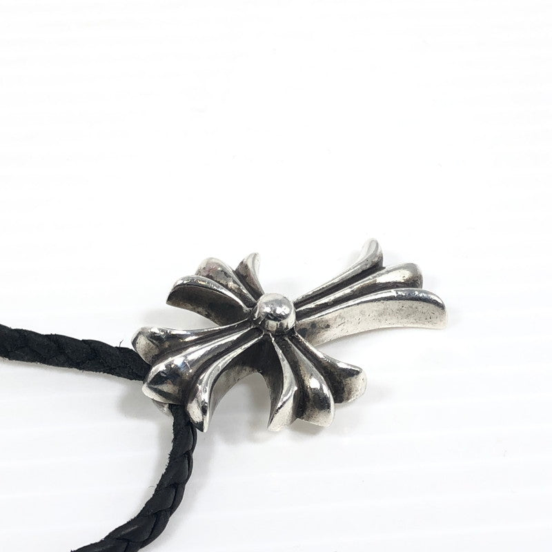 【中古品】【メンズ】 CHROME HEARTS クロムハーツ CH CRS SML BC Wボロチップ ネックレス アクセサリー 190-251220-na-11-tag カラー：シルバー/ブラック 万代Net店