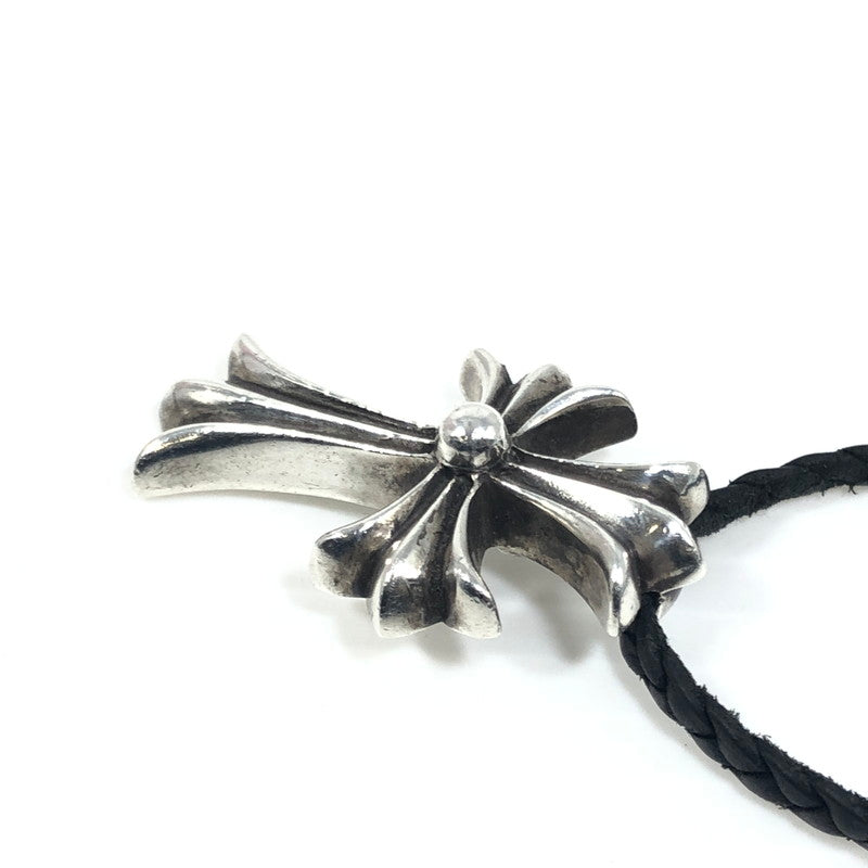 【中古品】【メンズ】 CHROME HEARTS クロムハーツ CH CRS SML BC Wボロチップ ネックレス アクセサリー 190-251220-na-11-tag カラー：シルバー/ブラック 万代Net店