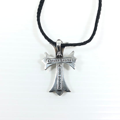【中古品】【メンズ】 CHROME HEARTS クロムハーツ CH CRS SML BC Wボロチップ ネックレス アクセサリー 190-251220-na-11-tag カラー：シルバー/ブラック 万代Net店