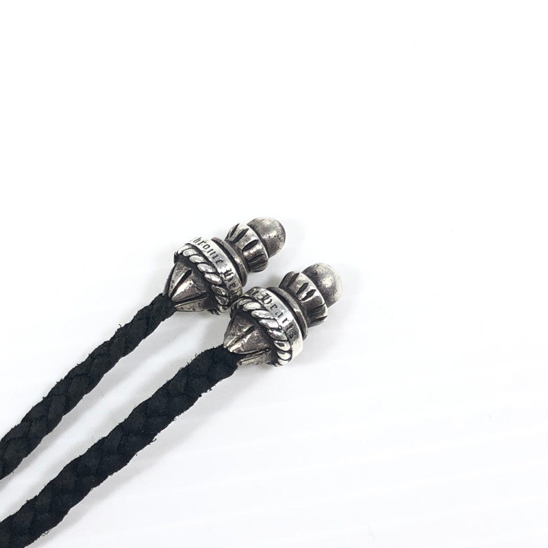 【中古品】【メンズ】 CHROME HEARTS クロムハーツ CH CRS SML BC Wボロチップ ネックレス アクセサリー 190-251220-na-11-tag カラー：シルバー/ブラック 万代Net店
